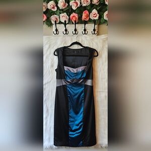 Coast *Rare* 2000's Cool Palette Sleeveless Sheath Dress